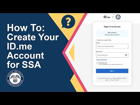 How to Create Your ID.me Account with SSA