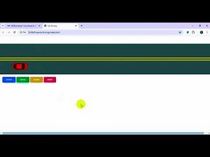Create Car driving simulation using HTML, CSS, and JavaScript (Beginner)
