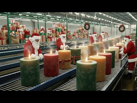 Inside A Christmas Candle Factory How Holiday Scented Candles Are Made (Full Process)