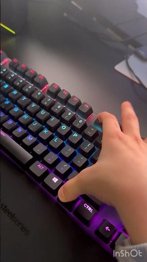 How to change the color of your SteelSeries keyboard Apex Pro! #gaming #steelseriesapex#colors#gamer