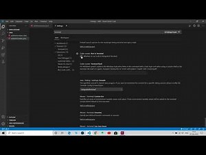 VS code terminal problem fix