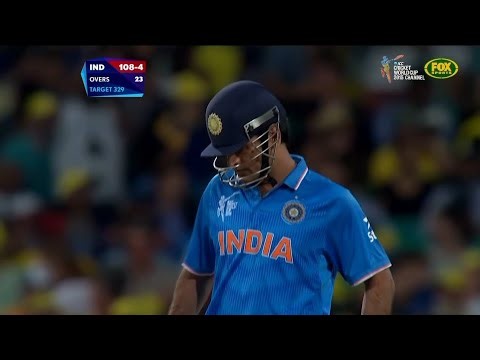 “Dhoni’s EPIC 65 (65) Revives India’s Hopes in CWC ‘15 Semi Final THRILLER vs Aus!”😱🔥