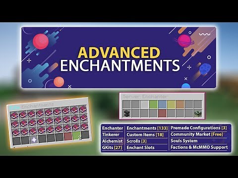 Custom Enchants Plugin 1.8-1.19 | Minecraft Plugins