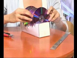 Talking Organics: How To Make a CD Rack... With CDs!