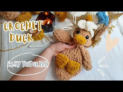Easy Duck Crochet Tutorial | Step-by-Step Amigurumi Guide | Cute Easy Amigurumi crochet