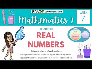 REAL NUMBERS || Grade 7 Math Quarter 1 Week 7 (TAGALOG EXPLANATION)