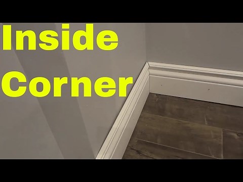 Installing An Inside Corner With Baseboard-Tutorial