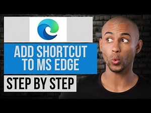 How to Add Shortcut to Homescreen in Microsoft Edge | Step by Step Edge Tutorial