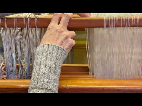 Threading My Warp Back to Front, Right to Left from the Middle