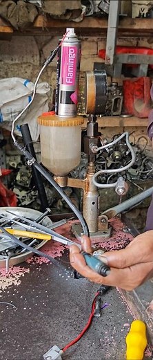 Very easy way to clean injectors #injectorclean