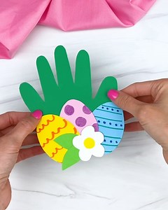 277K views · 816 reactions | Use paper, scissors, and glue to make a cute Easter card! Write "Easter Handprint" to get the template  | Simple Everyday Mom | Facebook