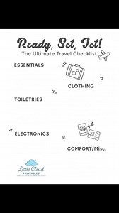 Ready, Set, Jet! Printable Travel Checklist | Packing List for Vacation, Road Trip, Carry on | PDF and Editable Travel Planner - Etsy Canada