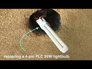[HOW TO] replace a 4 pin fluorescent lightbulb (recessed lighting)