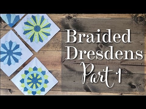 Braided Dresdens Part 1 | The Midnight Quilter with Angela Walters