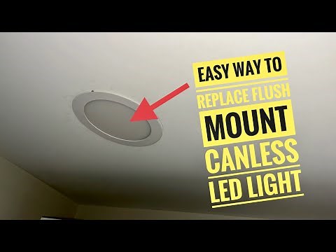 How To Replace A Canless LED Ceiling Light
