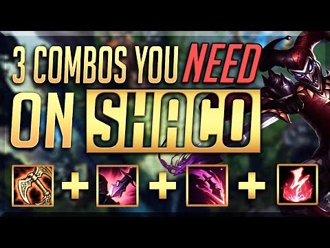 HOW TO SHACO: Combos - 3 COMBOS EVERY SHACO PLAYER NEEDS! - Eagzey Challenger Shaco Guide