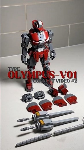 Lego Mech: MOC Type Olympus V01 Tutorial Preview Concept Video