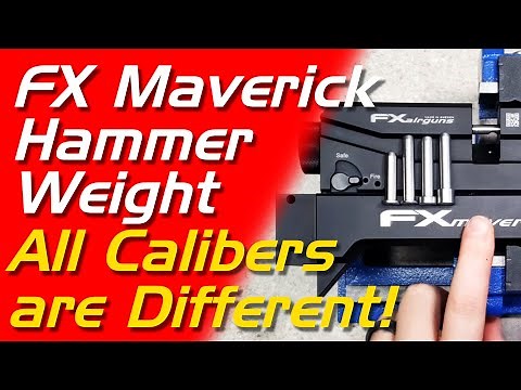 FX Maverick Hammerweight - Must Watch! They are all different weights - FX Airguns Maverick