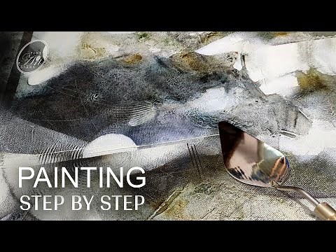 Abstract Painting for Beginners Acrylic | Easy Step by Step Tutorial | Abstract 28