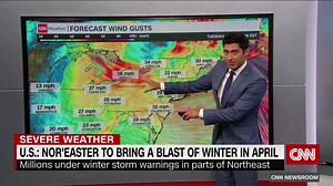 A powerful nor'easter hits the Northeast. CNN meteorologist Pedram Javaheri has the latest. | CNN Weather