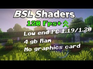 BSL Shaders Lag Fix for Low-End PC | Best Low-End Shader for Minecraft 1.21!