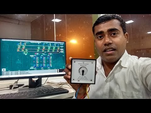 How to Check Phase sequence of 3 phase Power supply using Phase sequence meter{In English}