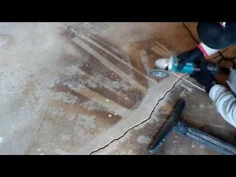 How To Repair a Crack in a Concrete Slab Floor