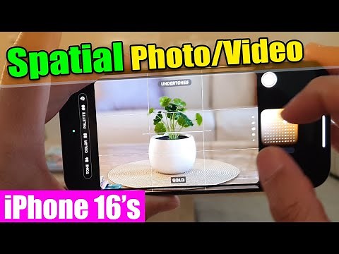 📸 How to Capture Stunning Spatial Photos & Videos on iPhone 16 Series | iOS 18 Guide 🌐
