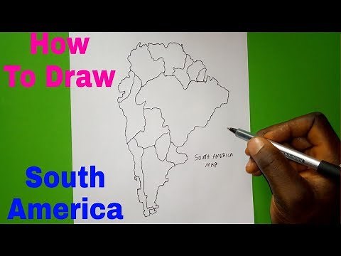 Learn how to draw map of South America.