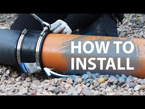 How To Install A Fernco Drain Coupling