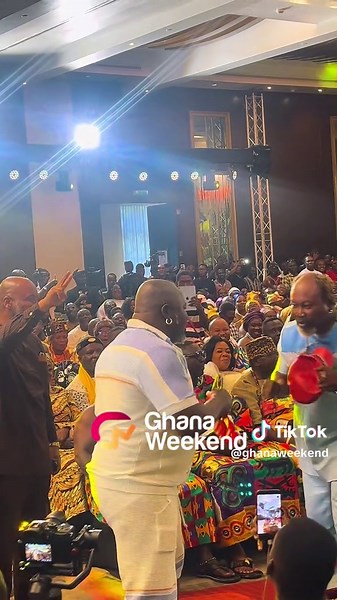 Bukom Banku vs Ayitey Powers dance battle at RNAQ Ga-Dangbe launch