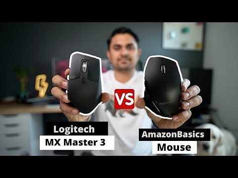 Logitech MX Master 3 vs AmazonBasics Ergonomic Mouse | My quest for perfect mouse !!
