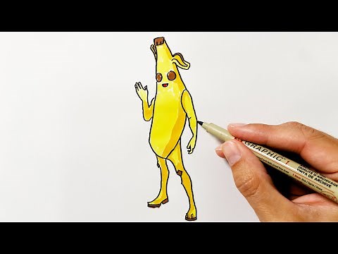 How to Draw Peely From Fortnite
