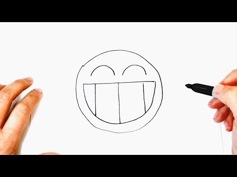 How to draw a Smiling Face Step by Step | Easy drawings
