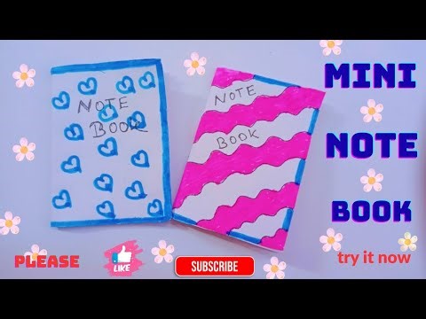 Easy folds & cuts of Mini Note Book 📚 || Easy mini note book || how to make Mini Note Book 💯👍