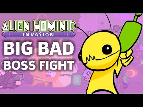 Alien Hominid Invasion Gameplay: Controlled Chaos & A Big Bad Boss Bot