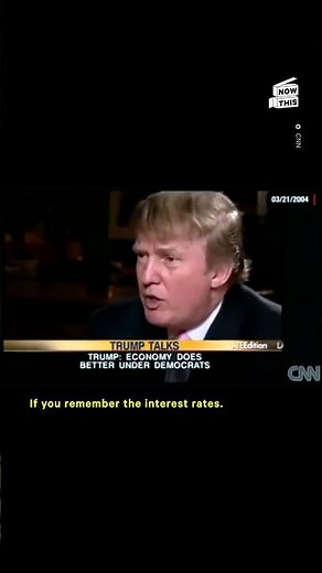 Donald Trump in 2004: Democrats Are Better for U.S. Economy