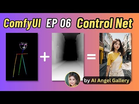 ComfyUI EP06: Using ControlNet in ComfyUI to Control Results as Desired [Stable Diffusion]