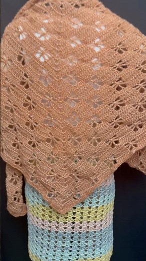 crochet butterfly stitch shawl #crochet #diy #tutorial