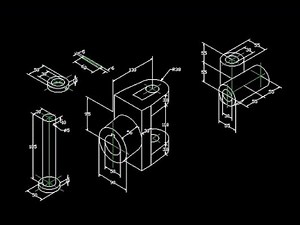 Universal Coupling Assembly || Isometric view || AutoCAD .