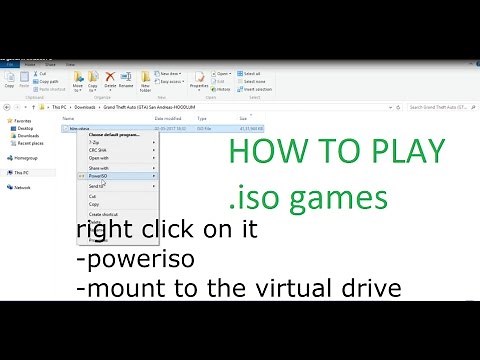 How to Install an ISO Game File on a Windows PC