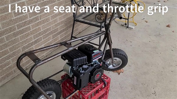 6K views · 358 reactions | Update. Homemade Mini Bike Build, first test, chain stays on after initial run breaking in motor & stretching chain. Dan. | All About Mini Bikes | Facebook