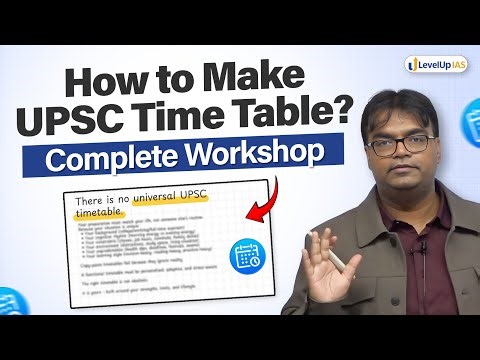 Why Most UPSC Timetables Fail (And How to Fix Yours) | 22-Month Blueprint for Beginners