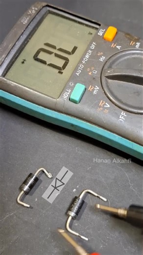 1.5K views · 310 reactions | Testing diodes with a digital multimeter #diode #multimeter | Hanan Al Kahfi | Facebook