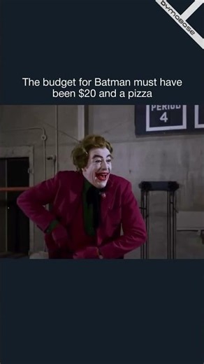 The budget for Batman must have been $20 and a pizza - Long Meme