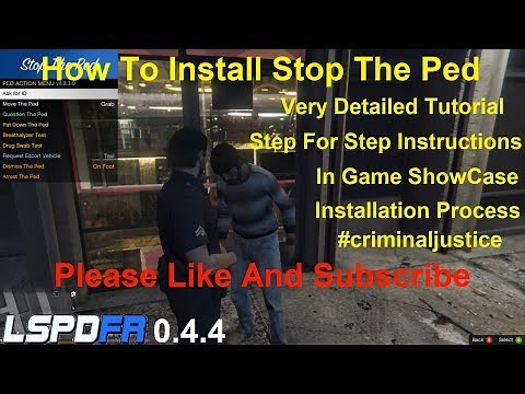 How To Install Stop The Ped.