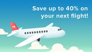 Save up to 40% on your next flight! ✈️ | Hopper