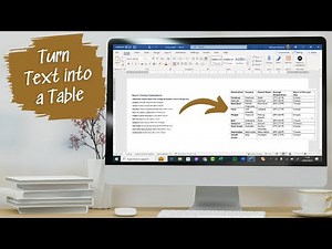 Text to Tables in Word: The Ultimate Guide