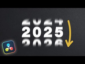 How to make Scrolling Year Timeline Animation in DaVinci Resolve
