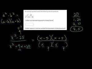 Reduce Rational Expressions to Lowest Terms: Intro